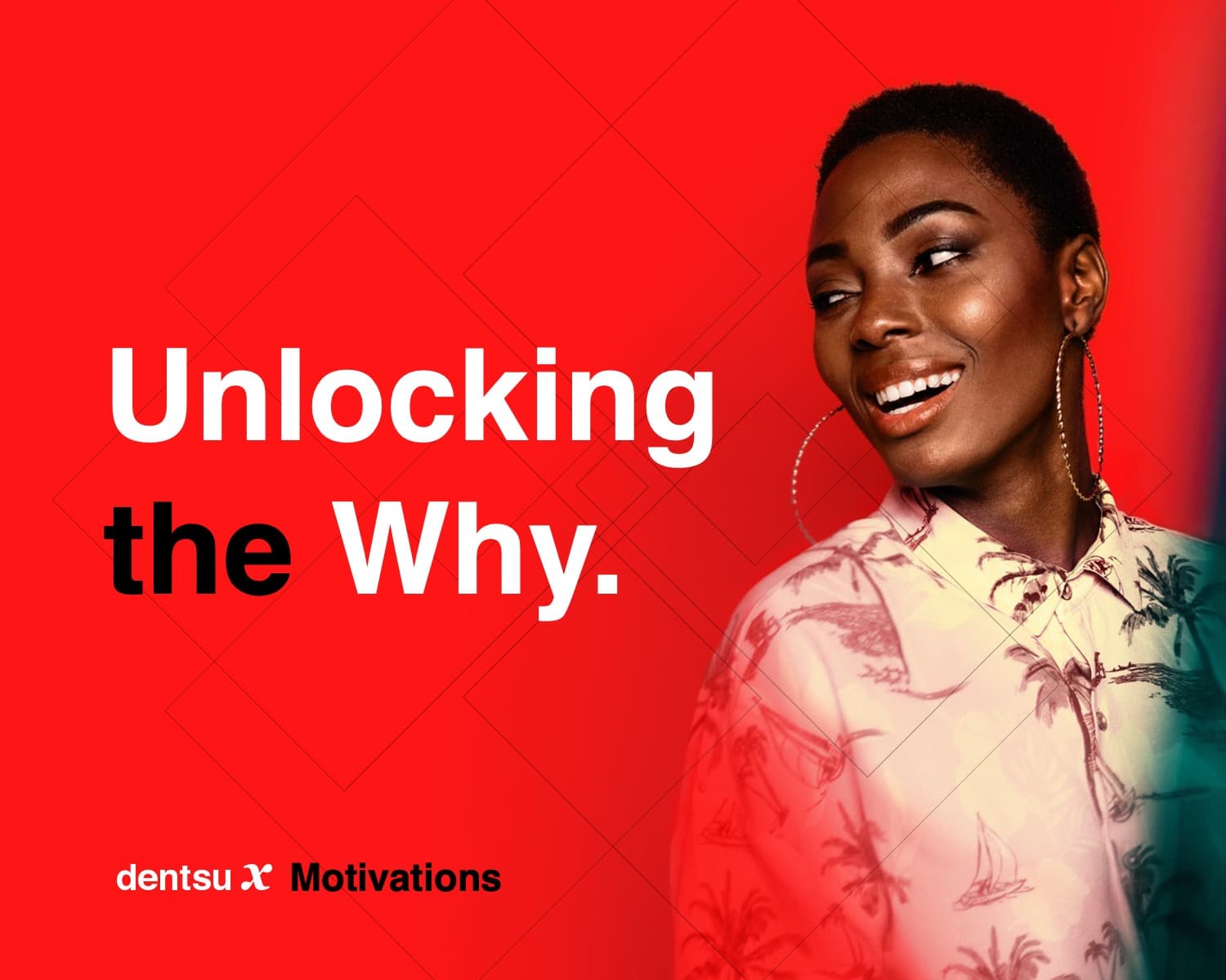 Smiling women in the Motivation logo